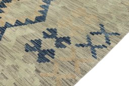 Central medallion detail of New Kilim Traditional rug from Afghanistan