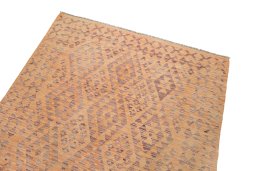 Surface texture of New Kilim Traditional rug with natural Wool and intricate pattern