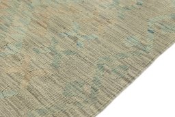 Central medallion detail of New Kilim Traditional rug from Afghanistan