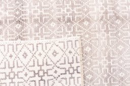 Close-up detail of 1974s Kilim Traditional rug from Iran / Persia showing Wool weave
