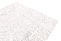 Surface texture of 1974s Kilim Traditional rug with natural Wool and intricate pattern