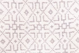 Full view of 1974s Kilim Traditional rug from Iran / Persia, 420 × 300 cm in White tones