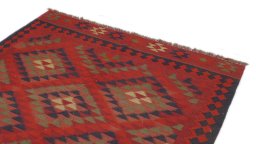 Surface texture of New Kilim Traditional rug with natural Wool and intricate pattern