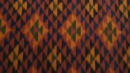 Central medallion detail of New Kilim Traditional rug from Iran / Persia