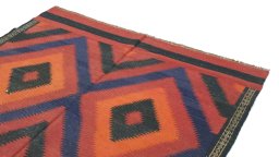 Surface texture of New Kilim Traditional rug with natural Wool and intricate pattern