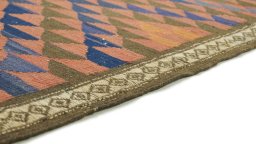 Central medallion detail of New Kilim Traditional rug from Iran / Persia
