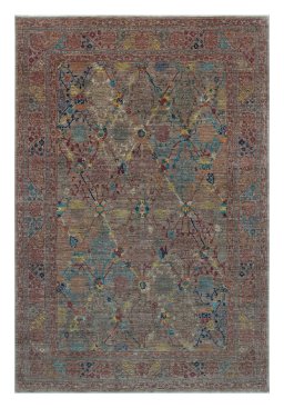 Full view of New Haj-jalili rug from Pakistan, 300 × 198 cm in Red tones