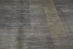 Backside of handmade New Mahli rug showing knot structure and weave density