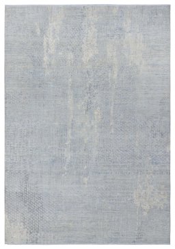 Full view of New Mahli rug from Pakistan, 432 × 300 cm in Gray tones