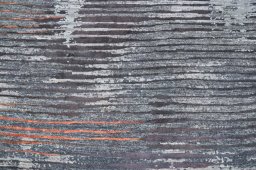 Corner detail of New Mahli rug showing border pattern and Wool pile