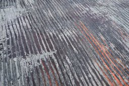 Close-up detail of New Mahli rug from Pakistan showing Wool weave