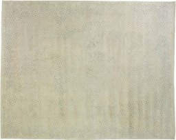 Full view of New Mahli rug from Pakistan, 309 × 248 cm in Beige tones
