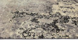 Full view of New Mahli rug from Pakistan, 247 × 168 cm in Gray tones