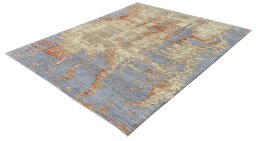 Surface texture of New Mahli rug with natural Wool and intricate pattern