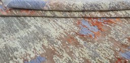 Full view of New Mahli rug from Pakistan, 309 × 242 cm in Multi Color tones