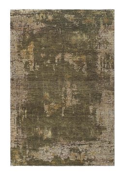 Corner detail of New Mahli rug showing border pattern and Wool pile