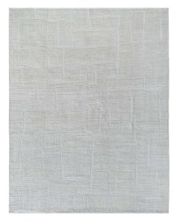 Full view of New Mahli rug from Pakistan, 355 × 278 cm in Beige tones