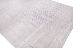Full view of New Mahli rug from Pakistan, 298 × 253 cm in Gray tones