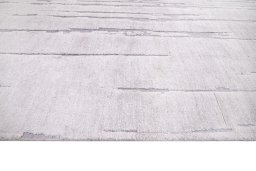 Close-up detail of New Mahli rug from Pakistan showing Mercesized Cotton weave