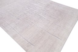 Full view of New Mahli rug from Pakistan, 363 × 246 cm in Gray tones