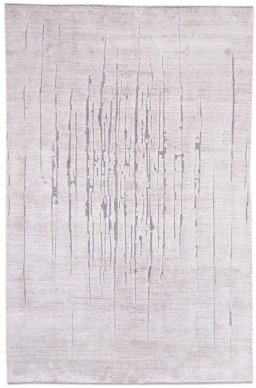 Full view of New Mahli rug from Pakistan, 246 × 161 cm in Gray tones