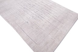 Full view of New Mahli rug from Pakistan, 246 × 161 cm in Gray tones