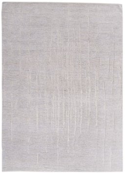 Full view of New Mahli rug from Pakistan, 301 × 220 cm in Gray tones