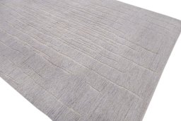 Full view of New Mahli rug from Pakistan, 301 × 220 cm in Gray tones
