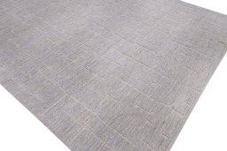 Full view of New Mahli rug from Pakistan, 301 × 261 cm in Gray tones