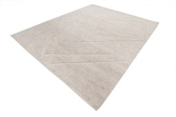 Close-up detail of New Mahli rug from Pakistan showing Wool weave