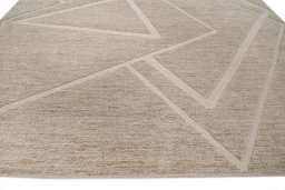 Close-up detail of New Mahli rug from Pakistan showing Wool weave