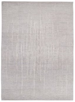 Full view of New Mahli rug from Pakistan, 350 × 256 cm in Gray tones