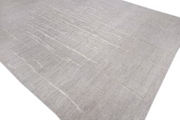 Full view of New Mahli rug from Pakistan, 350 × 256 cm in Gray tones