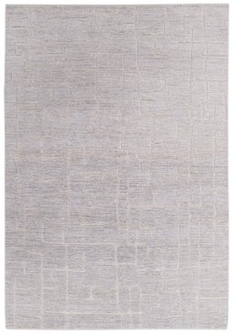Full view of New Mahli rug from Pakistan, 248 × 173 cm in Gray tones