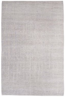 Full view of New Mahli rug from Pakistan, 261 × 171 cm in Gray tones