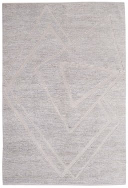 Full view of New Mahli rug from Pakistan, 259 × 173 cm in Gray tones