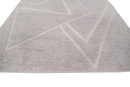 Close-up detail of New Mahli rug from Pakistan showing Wool weave