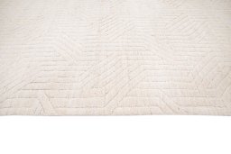 Close-up detail of New Mahli rug from Pakistan showing Wool weave