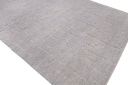 Full view of New Mahli rug from Pakistan, 305 × 218 cm in Gray tones