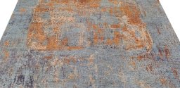 Close-up detail of New Mahli rug from Pakistan showing Wool weave