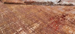 Close-up detail of New Mahli rug from Pakistan showing Wool weave