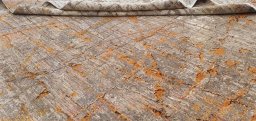 Close-up detail of New Mahli rug from Pakistan showing Wool weave