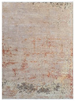 Full view of New Mahli rug from Pakistan, 355 × 249 cm in Beige tones