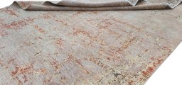 Close-up detail of New Mahli rug from Pakistan showing Wool weave