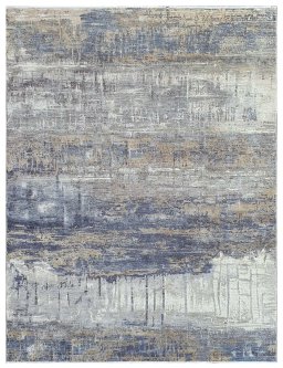 Full view of New Mahli rug from Pakistan, 372 × 274 cm in Gray tones