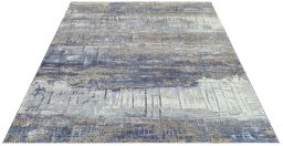 Corner detail of New Mahli rug showing border pattern and Wool pile