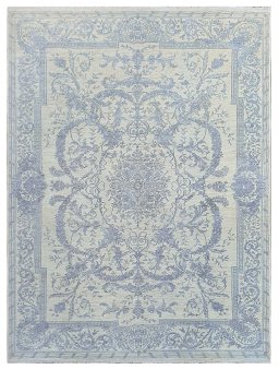 Full view of New Mahli rug from Pakistan, 363 × 276 cm in Beige tones