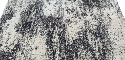 Backside of handmade New Mahli rug showing knot structure and weave density