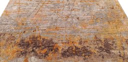 Surface texture of New Mahli rug with natural Wool and intricate pattern