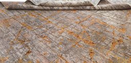 Close-up detail of New Mahli rug from Pakistan showing Wool weave